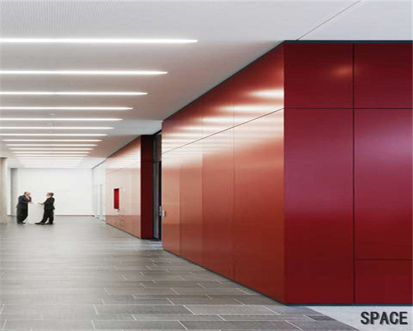 延安挂板隔断墙，金属挂板隔断